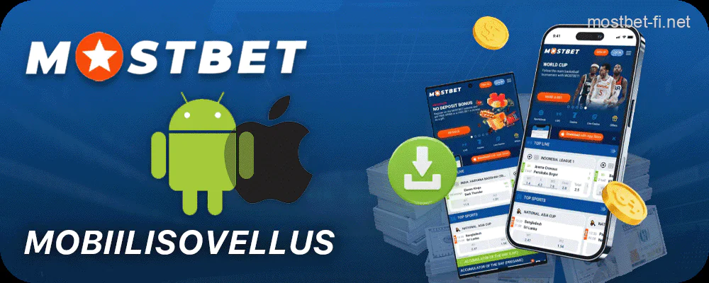 Mostbet-mobiilisovellus suomalaisille pelaajille Android- ja iOS-laitteille