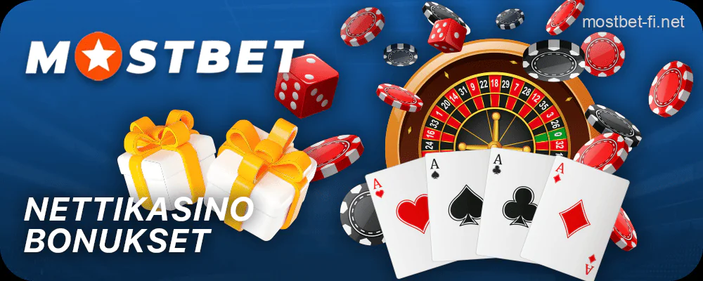 Bonukset Mostbet online-kasinon pelaajille