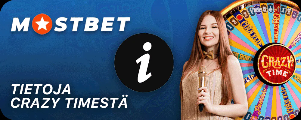 Tietoa näytöksestä About Crazy Time at Mostbet