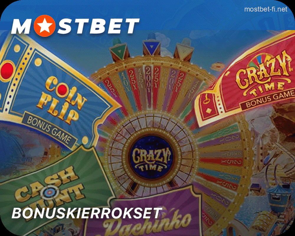 Bonuskierroksia Crazy Time Mostbet -peliohjelmassa