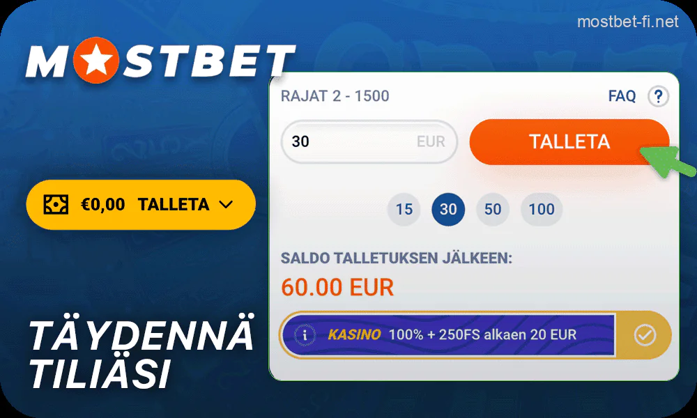 Siirry Mostbet ”Tilisi”-välilehdelle