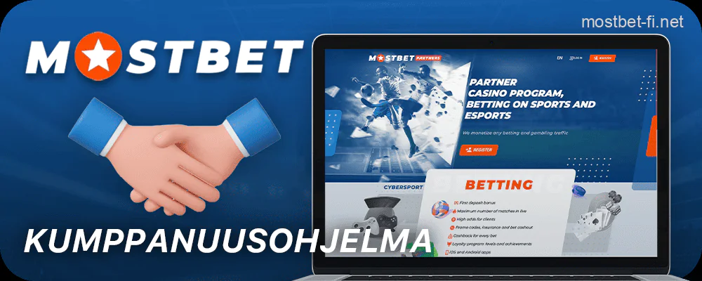 Affiliate-ohjelma Mostbet-pelaajille Suomessa