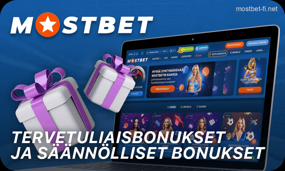 Mostbet bonukset ja tarjoukset pelaajille Suomesta