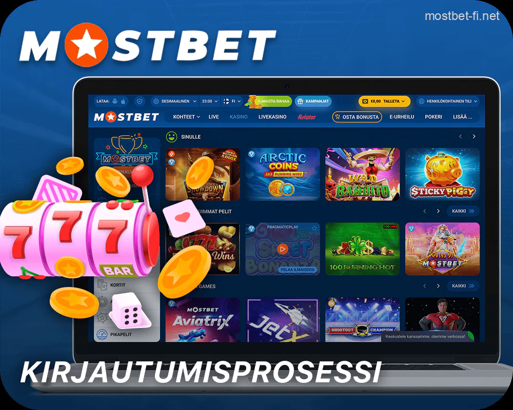 Pelit Mostbetin online-kasinolla pelaajille Suomesta